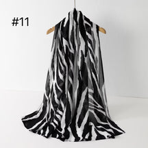 SS012 Printed Double Stitch Modal Hijab