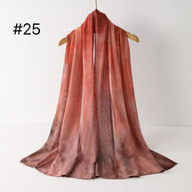 SS012 Printed Double Stitch Modal Hijab