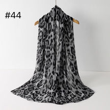 SS012 Printed Double Stitch Modal Hijab