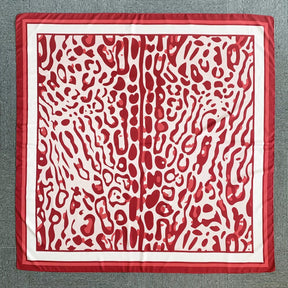 YHL002 130*130cm Printed Twill Satin Large Square Scarf