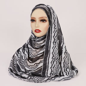 MYBD01   PRINTED MODAL COTTON  HIJAB