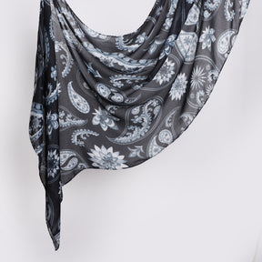 MYS003  Printed silk hijab