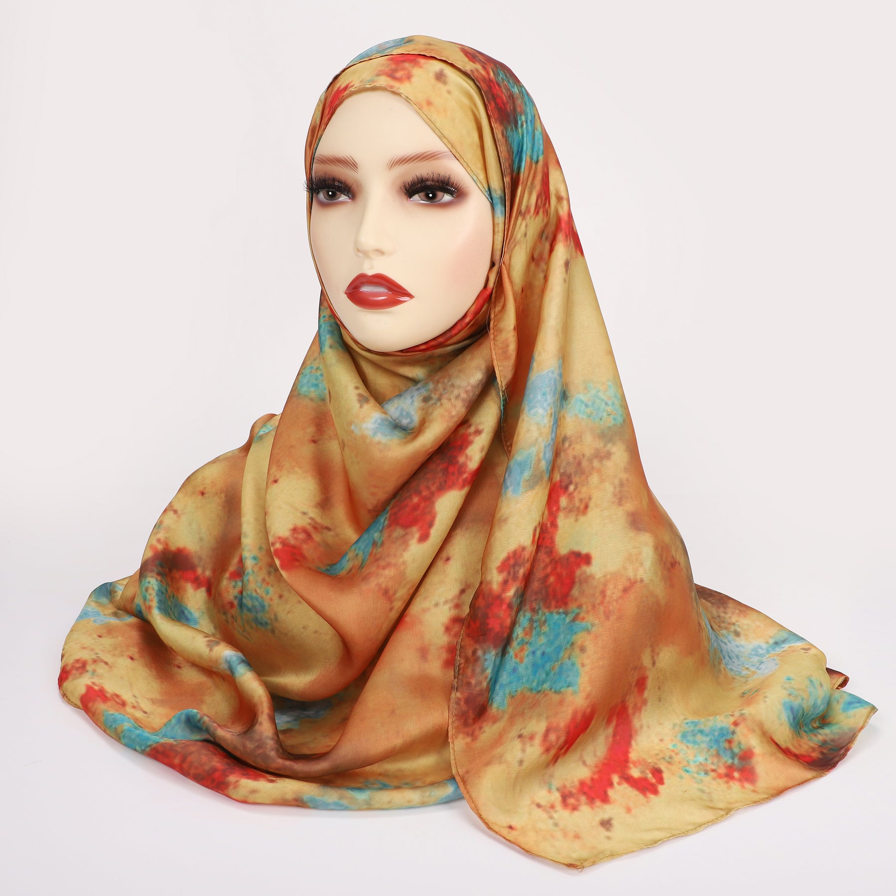 MYX011 Fashion Silk tudung print hijab/scarf polyester cotton