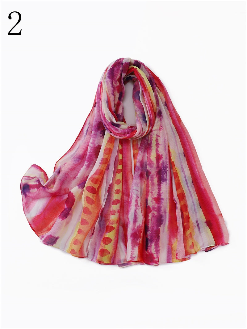 MYP028  Printed scarf thin floral floral floral