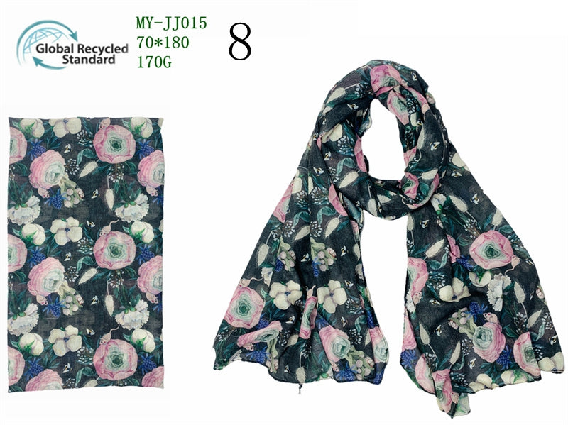 MYP040  Beach floral fashion printed scarf