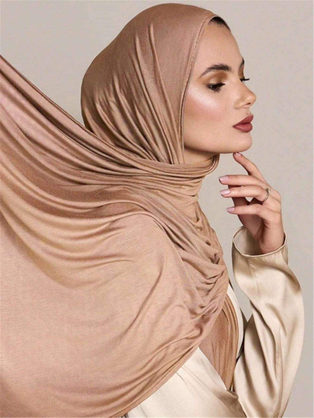 YW125  Modal solid color long scarf