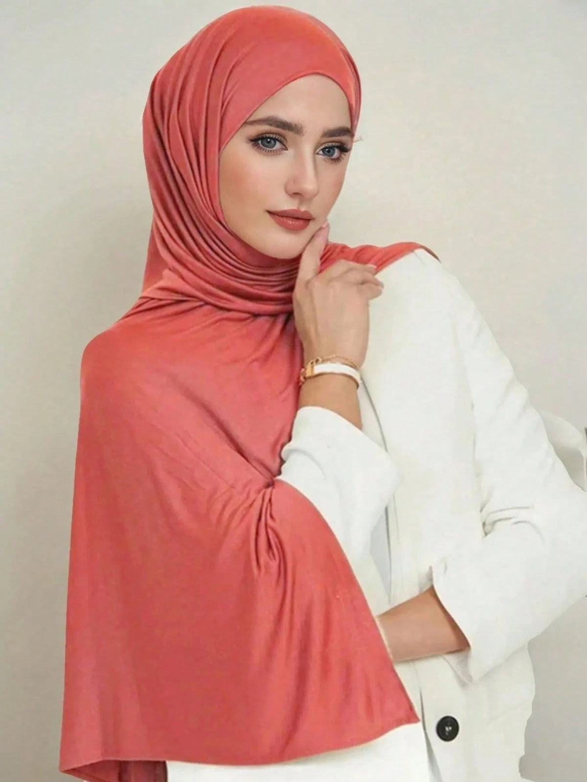 YW125  Modal solid color long scarf