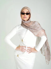 MY012  Soft asymmetrical modal hijab