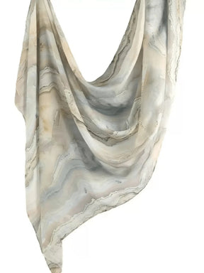MY016  Bohemian style polyester-cotton printed hijab