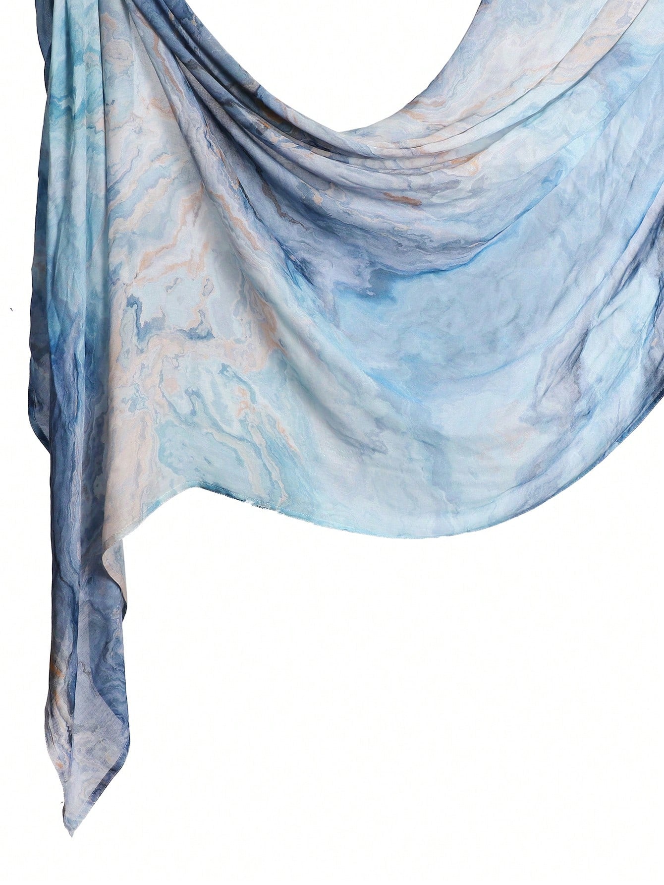 MY012  Soft asymmetrical modal hijab