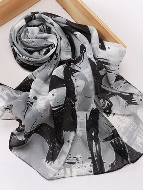 MY012  Soft asymmetrical modal hijab