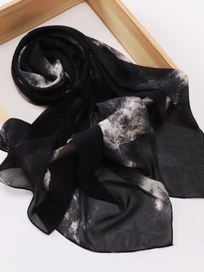 MY012  Soft asymmetrical modal hijab