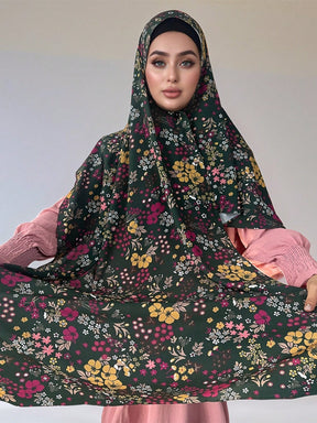 MY013，MY017  Soft digital printed modal customized printed hijab