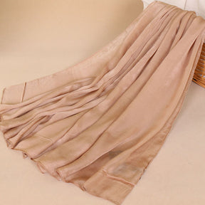 ZS56 Premium Satin Silk Hijab - Luxurious Softness and Elegance in Premium Quality