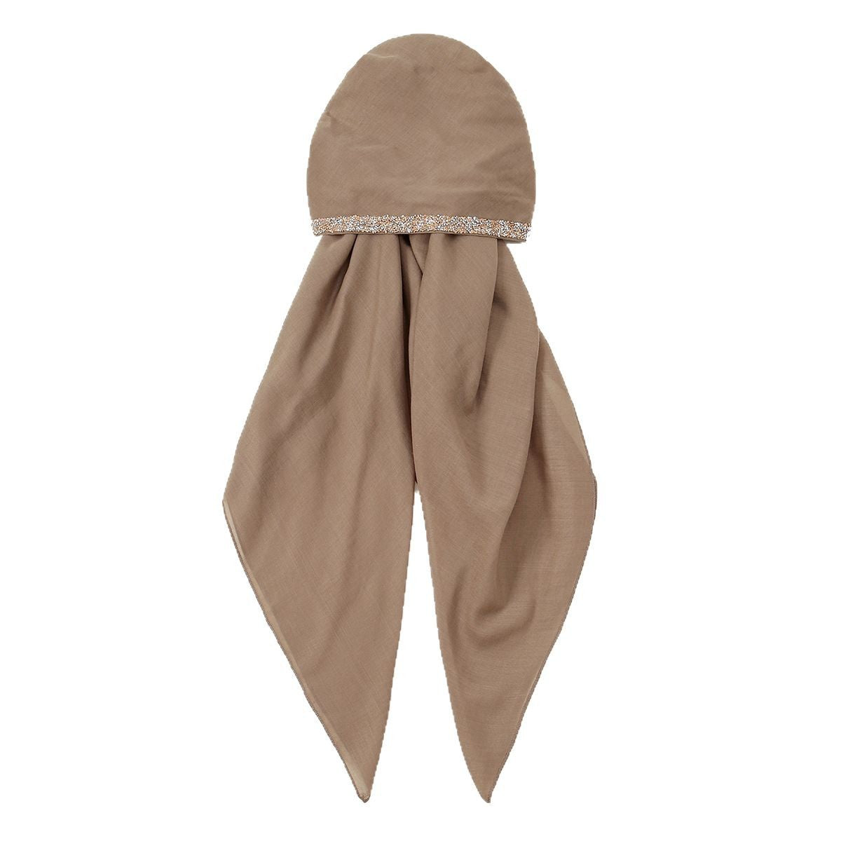 RS009 Rhinestone Bucket Hat Scarf