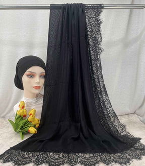 LSMDR  Elegant Plain Breathable Modal Hijab with Undercap Set - MOQ: 10 pcs/color