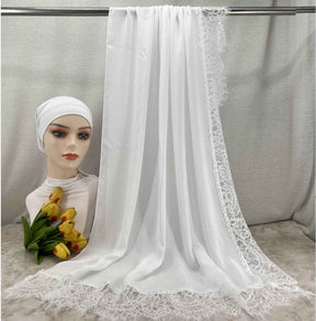 LSMDR  Elegant Plain Breathable Modal Hijab with Undercap Set - MOQ: 10 pcs/color