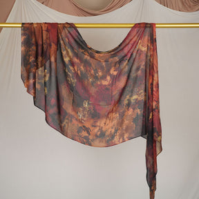 DL002  Double-Sided Modal Printed Single-Stitch Right-Angle Rolled-Edge Hijab