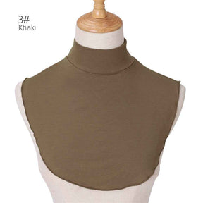 YZ135  Modal Solid Color Base Layer Versatile Accessory Faux Collar Snood