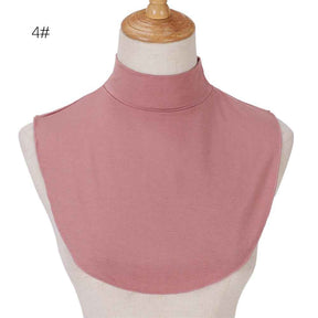 YZ135  Modal Solid Color Base Layer Versatile Accessory Faux Collar Snood