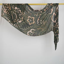 DL001  Double-Sided Modal Printed Single-Stitch Right-Angle Rolled-Edge Hijab