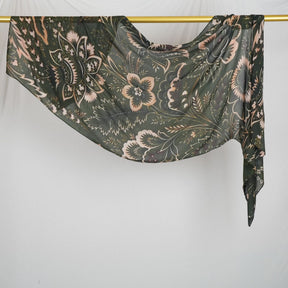DL001  Double-Sided Modal Printed Single-Stitch Right-Angle Rolled-Edge Hijab