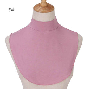YZ135  Modal Solid Color Base Layer Versatile Accessory Faux Collar Snood