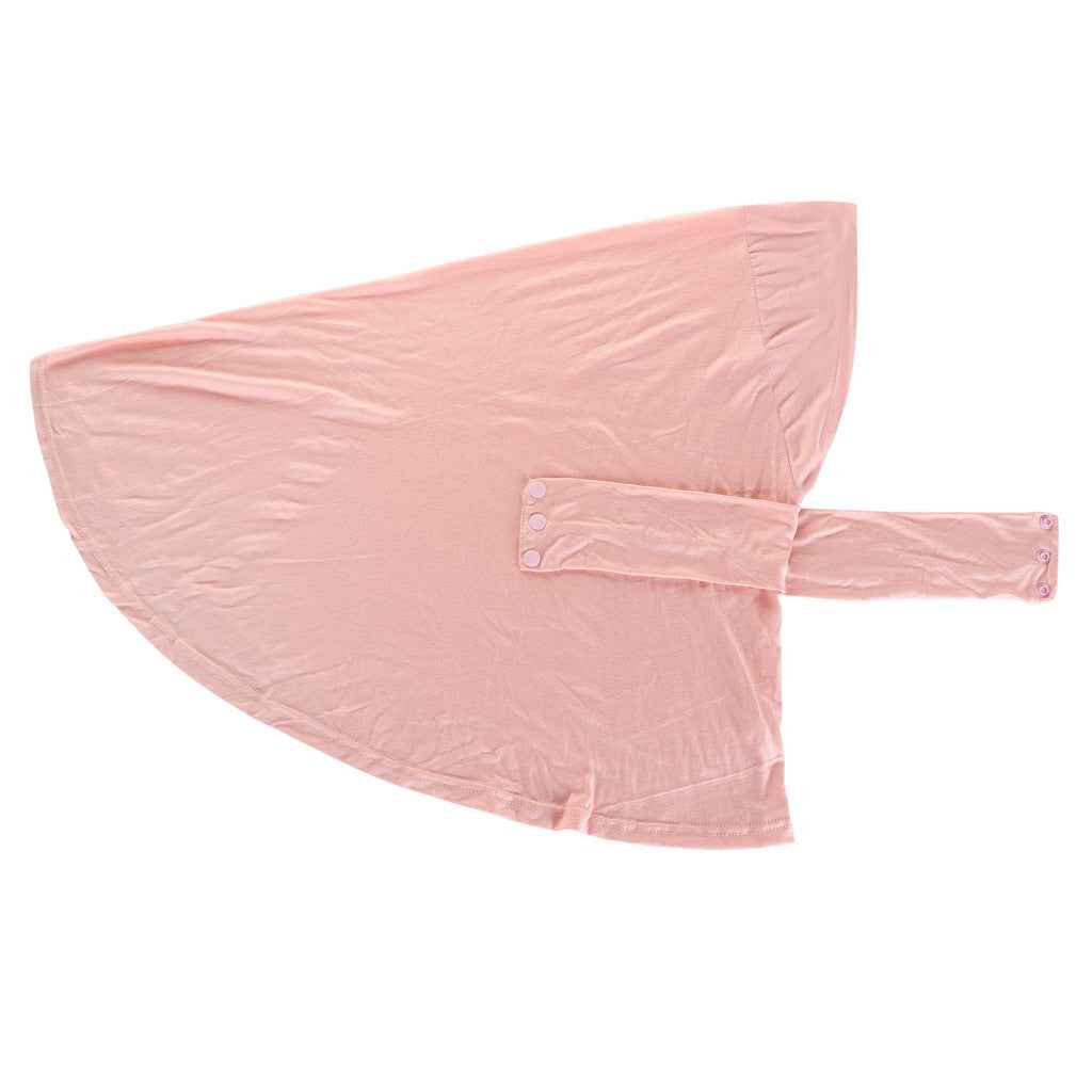 QD041  Plain Breathable High Elasticity Hijab Cap with Adjustable Strap and Button