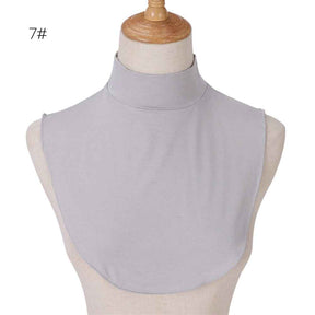 YZ135  Modal Solid Color Base Layer Versatile Accessory Faux Collar Snood