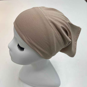 MZ-02  Plain High Elasticity Anti-Slip Silicone Dot Ice Porcelain Cotton Hijab Cap