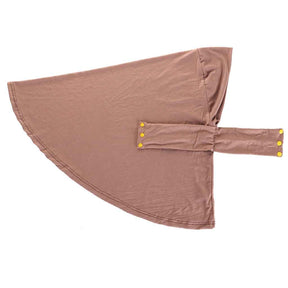 QD041  Plain Breathable High Elasticity Hijab Cap with Adjustable Strap and Button