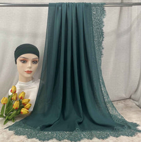 LSMDR  Elegant Plain Breathable Modal Hijab with Undercap Set - MOQ: 10 pcs/color