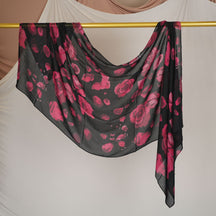 DL002  Double-Sided Modal Printed Single-Stitch Right-Angle Rolled-Edge Hijab