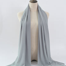 G50 132 colores Hijab de gasa perla