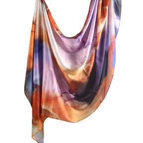 WJ003  Silk printed hijab