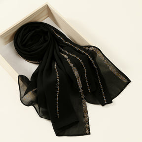 YW385  Hot Diamond Chiffon Lazy Long Scarf