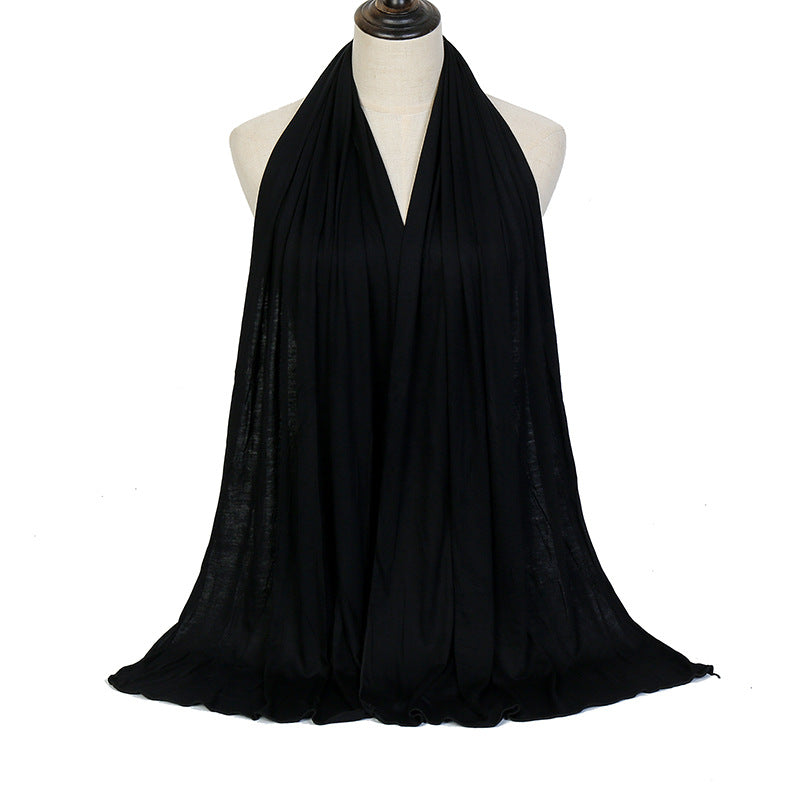 YW125  Modal solid color long scarf