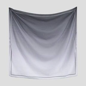 FH180  110*110cm Printed Voile Ombre Border Women’s Square Scarf