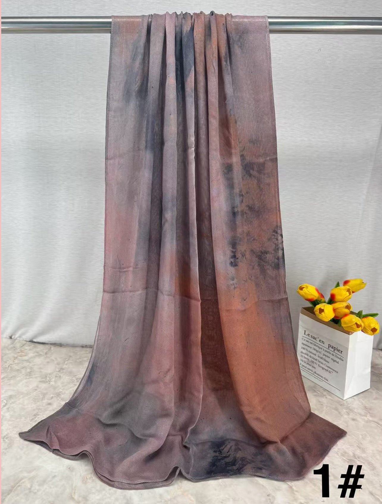 HY013 Soft & Breathable Single Needle Modal Hijab