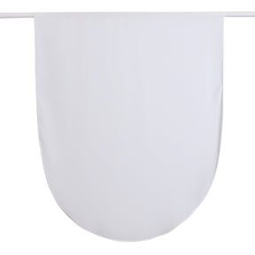 MRYJ01  Rounded hem semi-circular chiffon hijab