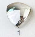 GR0635 Triangular magnetic buckle jewelry scarf fixing buckle - MOQ:12