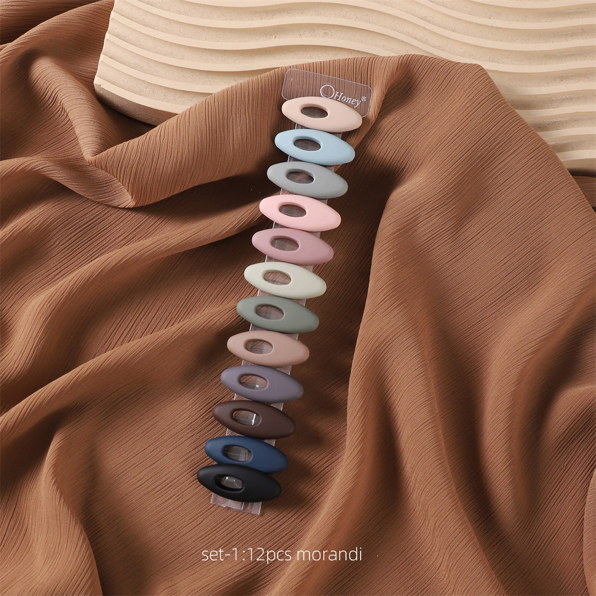 SP62  High Quality Candy Color Oval Hollow Plastic Safety Pin Hijab Pin Scarf Clip Neck Clip Scarf Pin