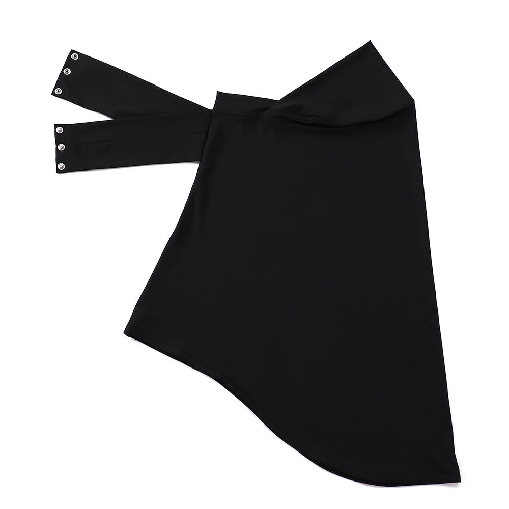 MSL305  Plain Chin-Covering Convenient Hijab Undercap