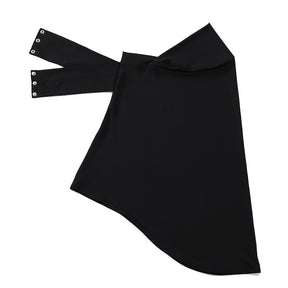 MSL305  Plain Chin-Covering Convenient Hijab Undercap