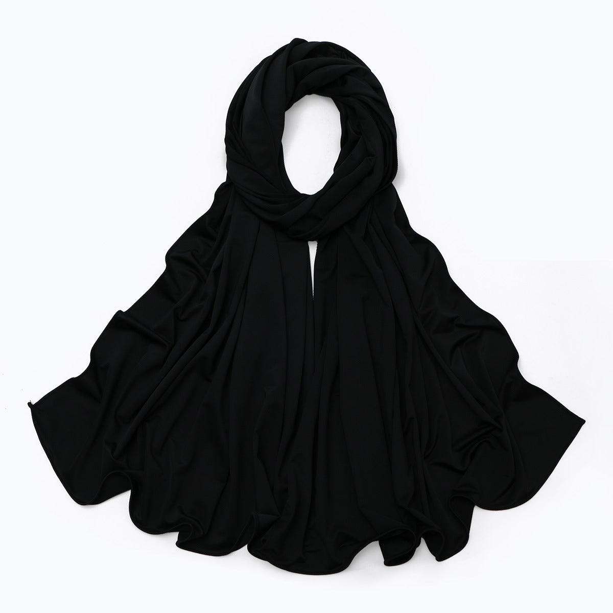 YW519  Summer Autumn Plain Mercerized Cotton Sun Protection Hijab