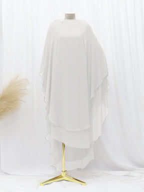 LN1027   Solid color chiffon large swing headscarf