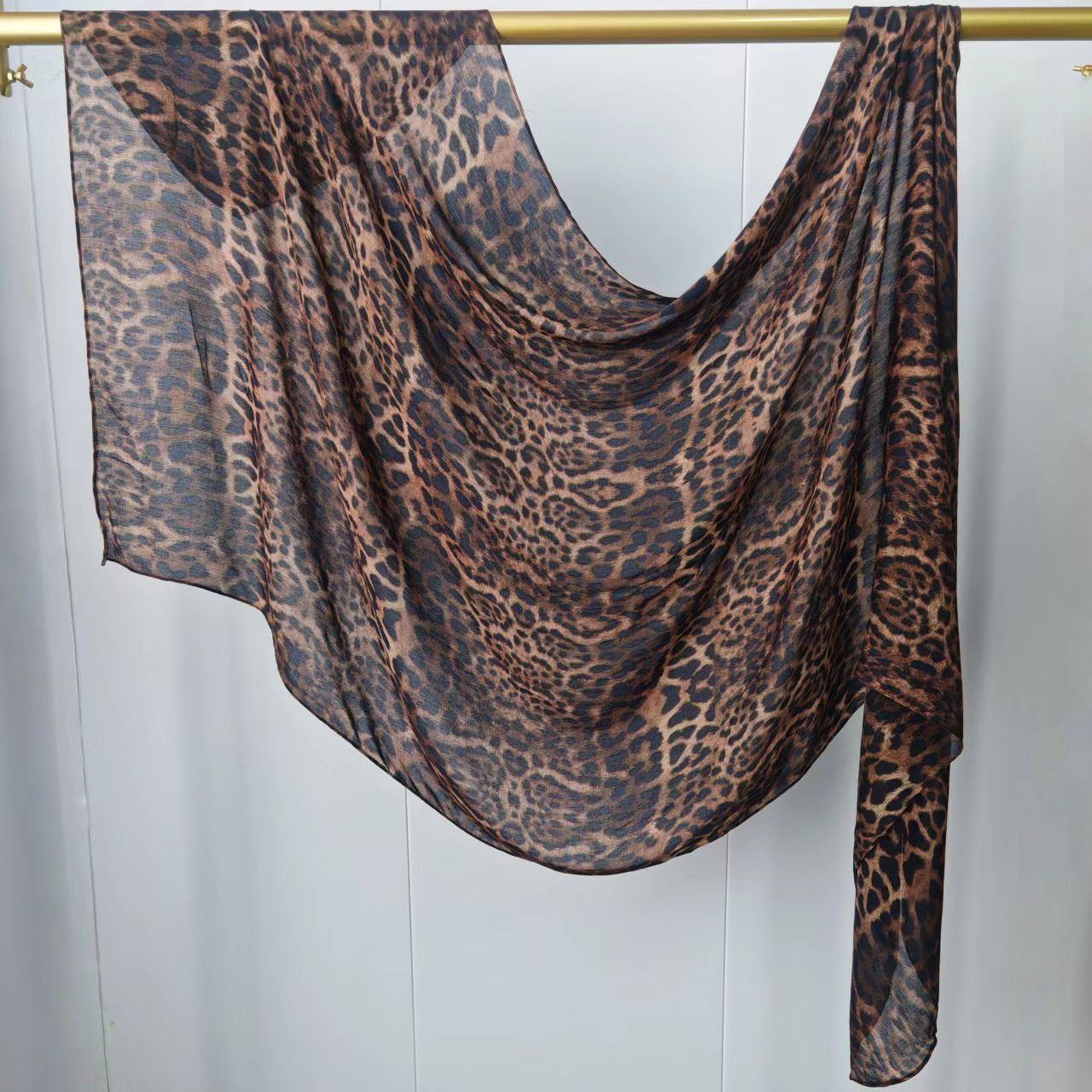 JB020  Fashion Single Stitch Printed Modal Hijab