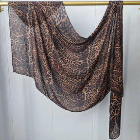JB020  Fashion Single Stitch Printed Modal Hijab