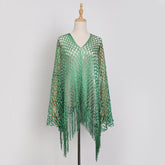 MSL340 Solid color mesh silk scarf shawl