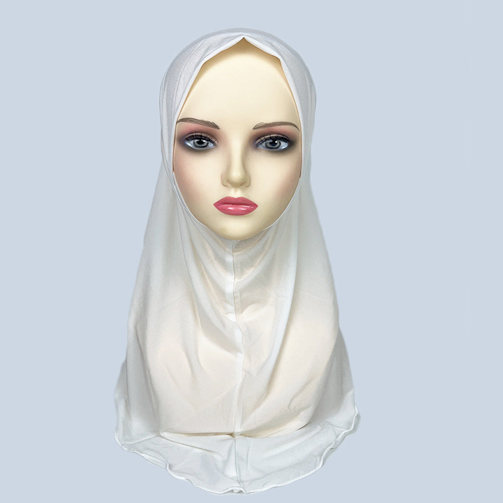 TD53-046  Solid color pullover headscarf breathable and comfortable scarf in stock